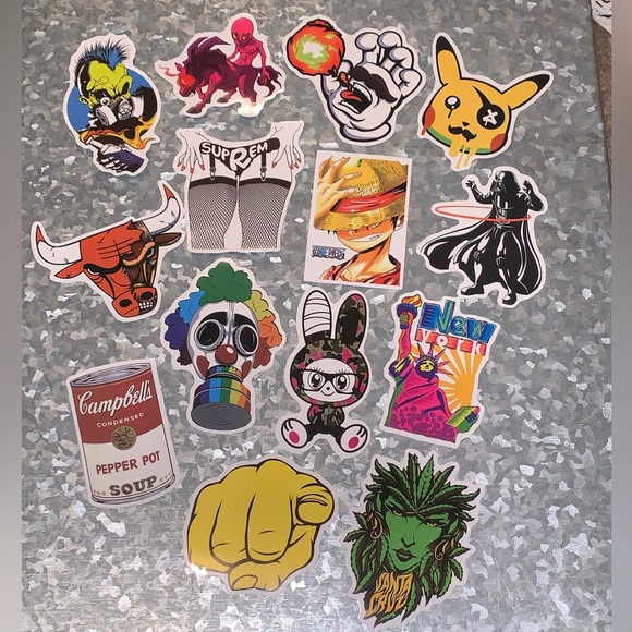 (70) Miscellaneous Vinyl Stickers - Picture 5 of 7
